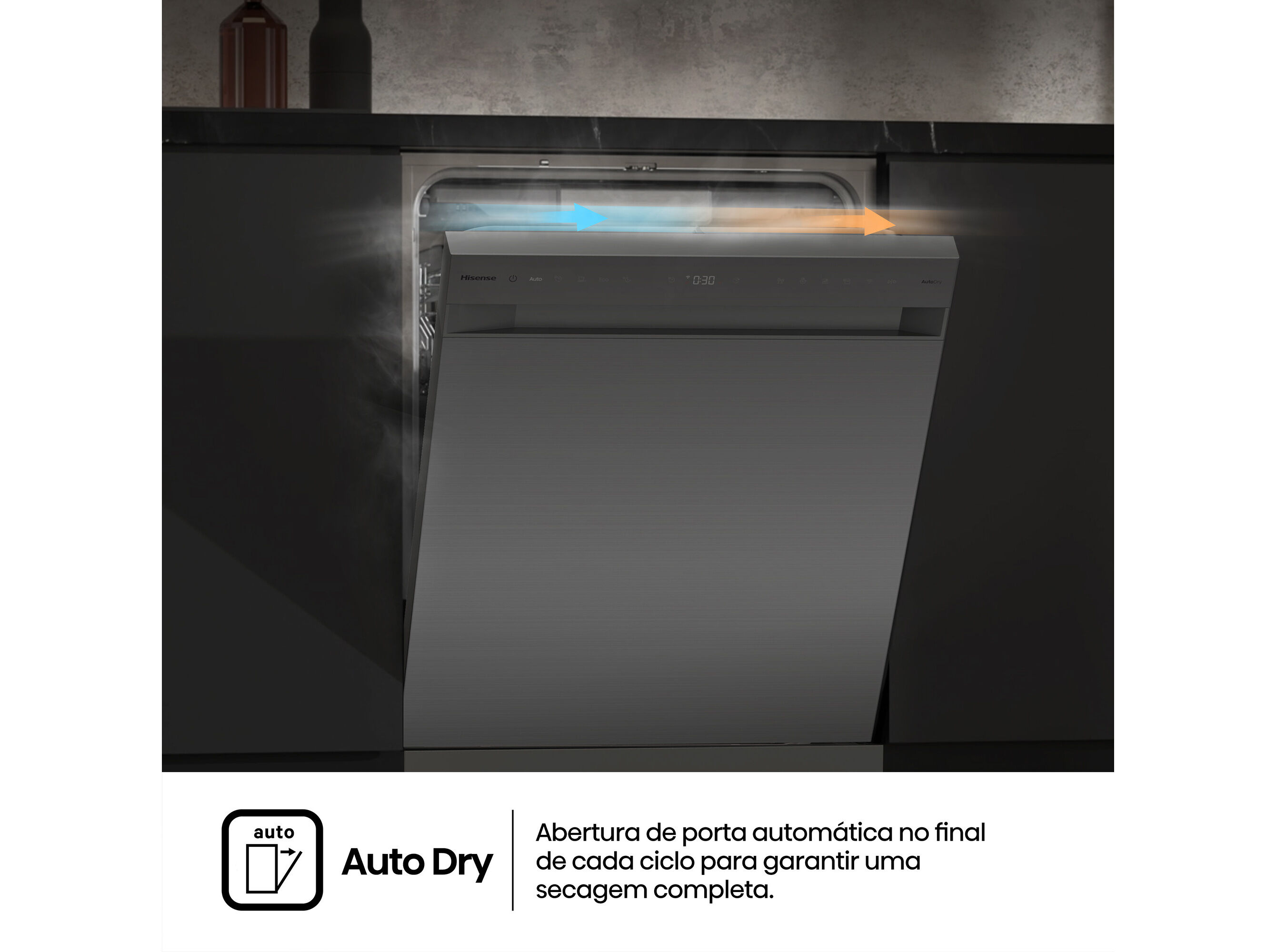 M&Aacute;QUINA LAVAR LOI&Ccedil;A HISENSE HS673A90X&nbsp; CLASSE A 16 CONJ. image number 9