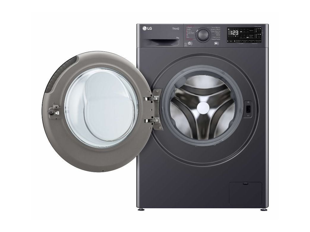 M&Aacute;QUINA DE LAVAR ROUPA LG F4WR359S6M - MIDDLE BLACK A 9KG image number 2