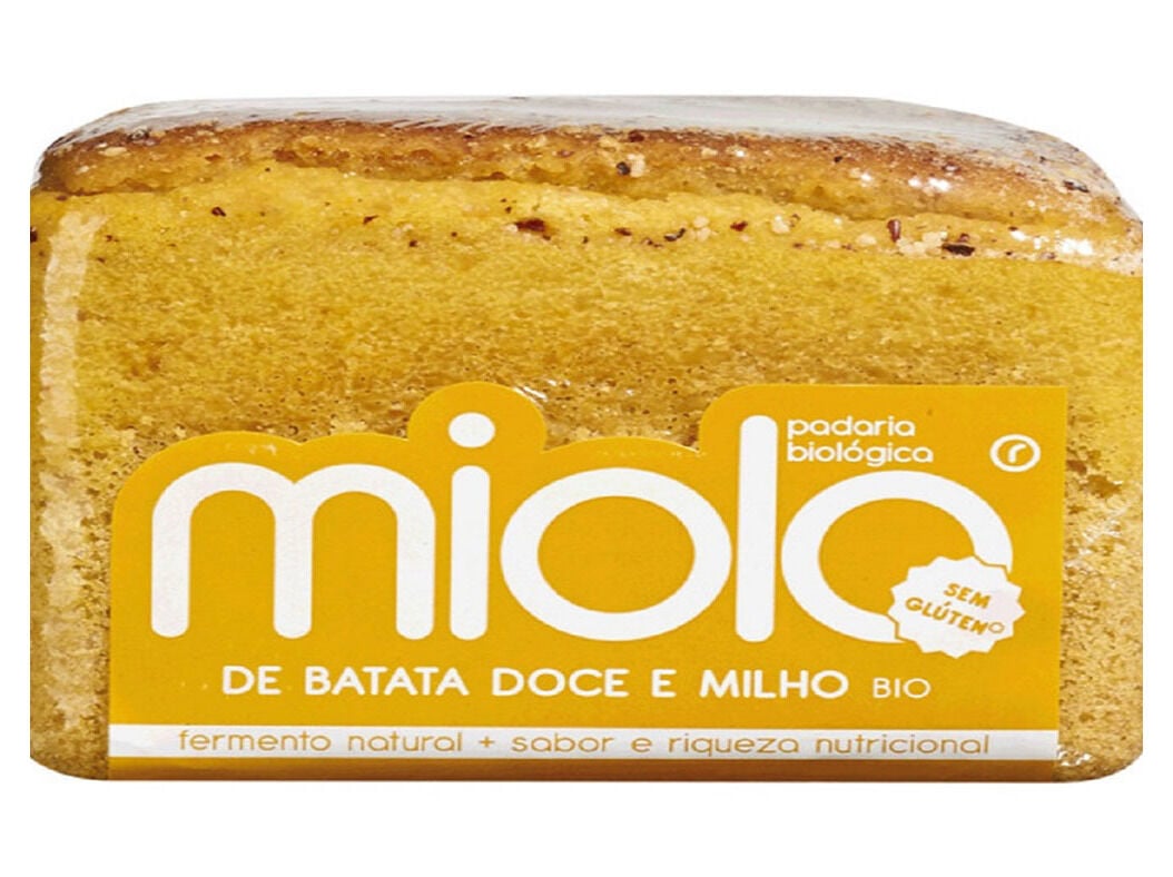 P&Atilde;O BIOL&Oacute;GICO MIOLO BATATA DOCE E MILHO 420G