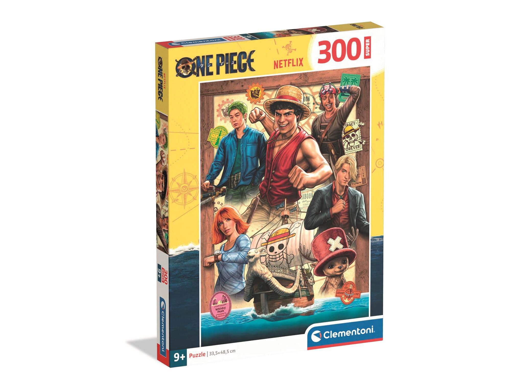 PUZZLE ONE PIECE CLEMENTONI NETFLIX 300 SUPER image number 0