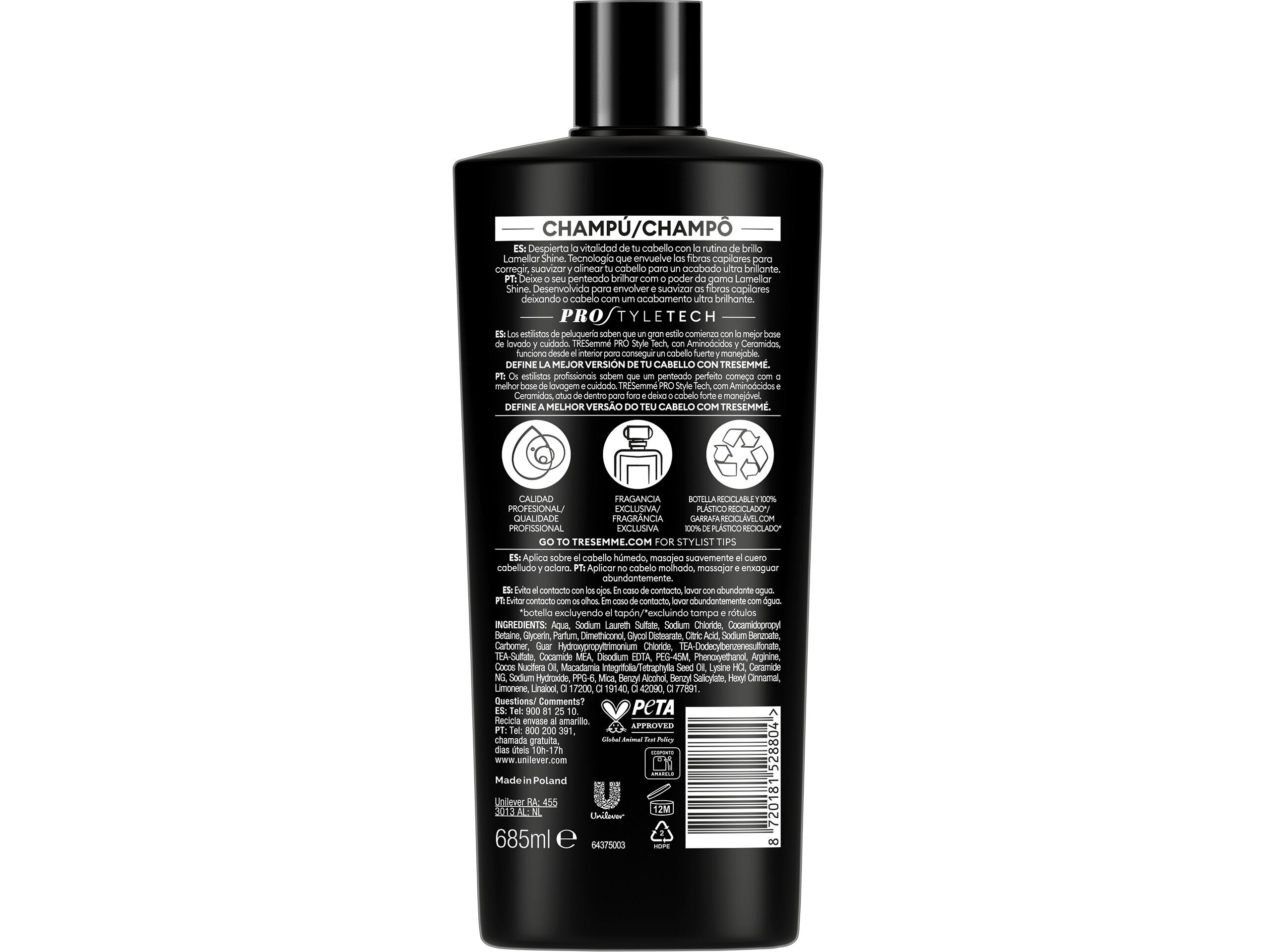 CHAMPO TRESEMM&Eacute; SHINE 685ML image number 1