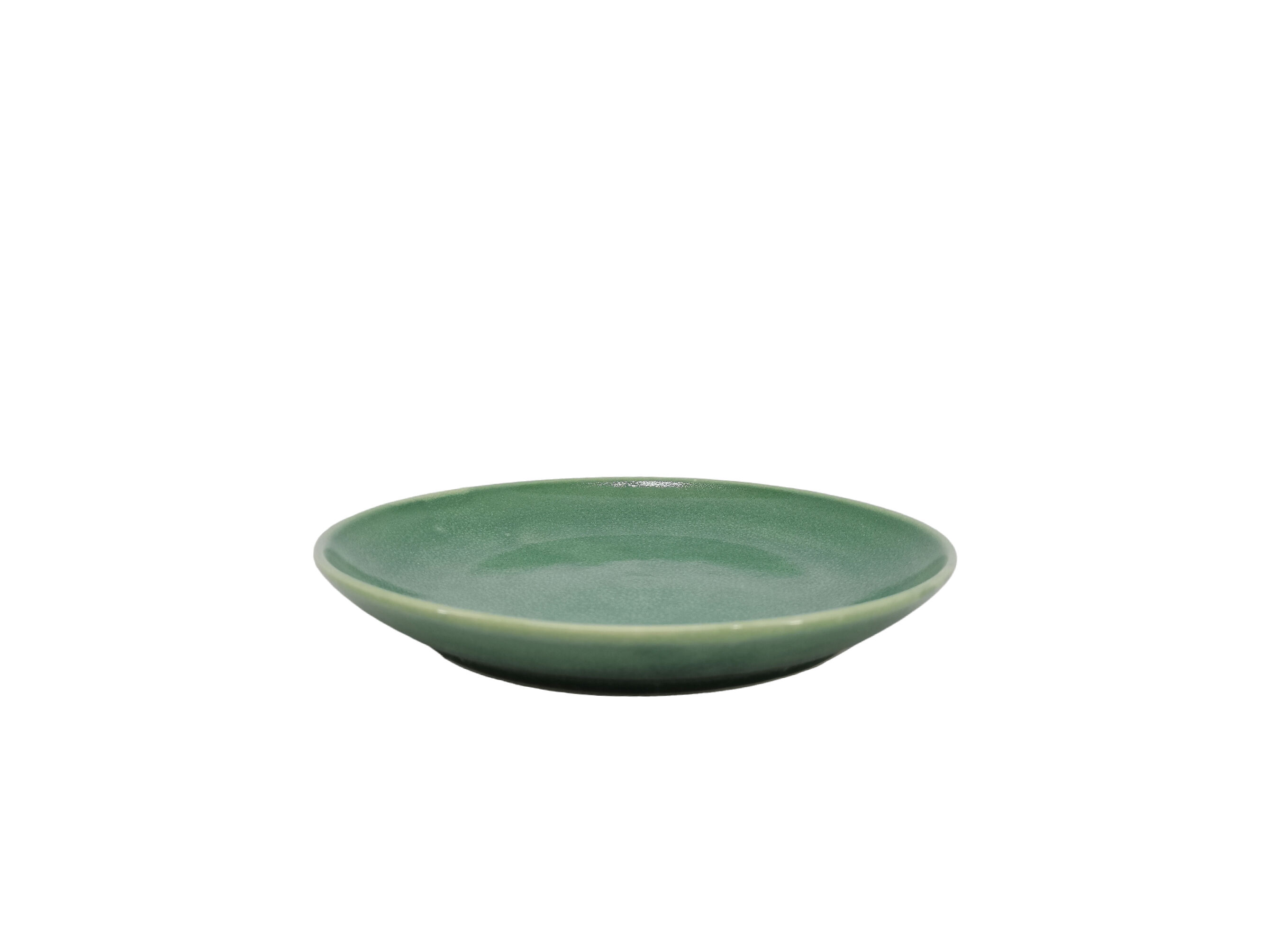 PRATO DE SOBREMESA EMERALD ACTUEL VERDE GR&Eacute;S &Oslash;20CM image number 0