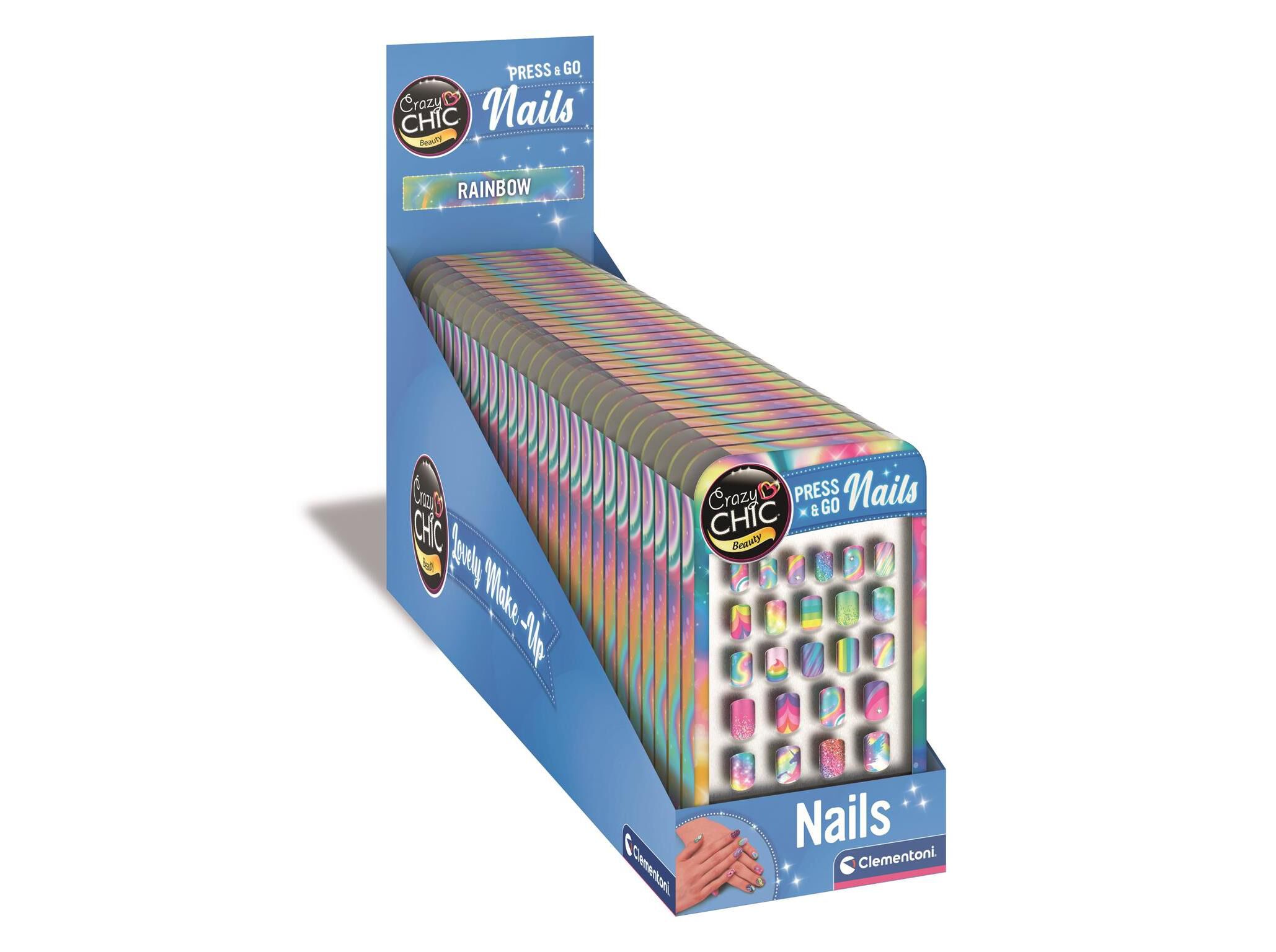 NAILS RAINBOW CRAZY CHIC image number 1