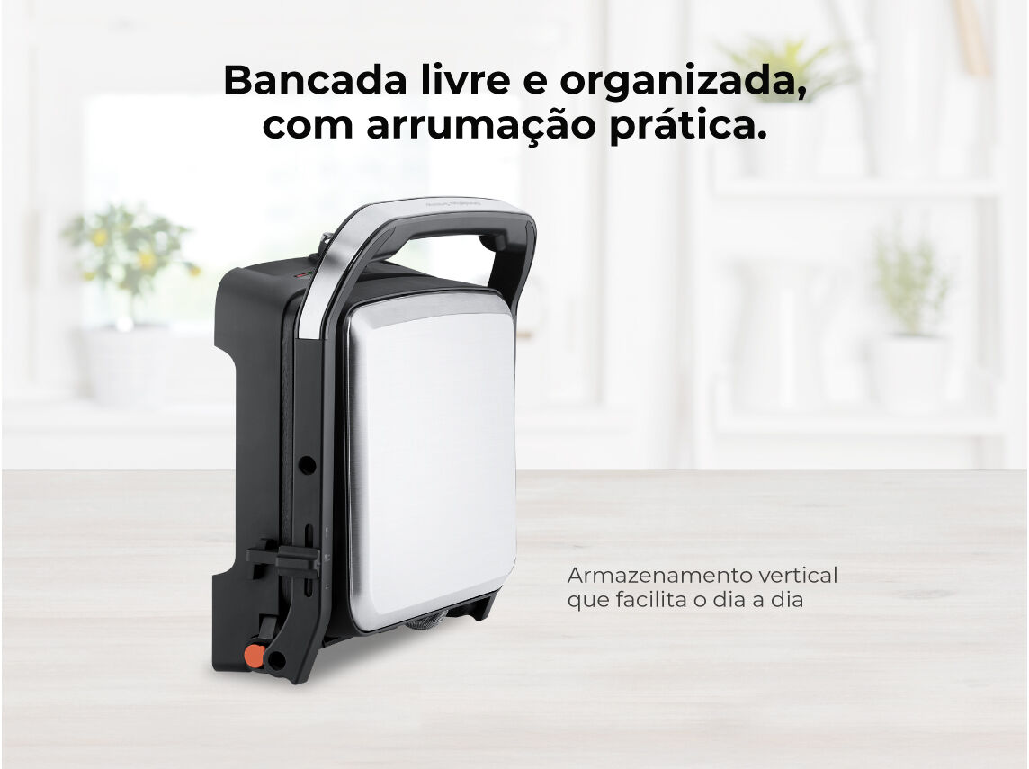 GRELHADOR DE PLACAS FLAMA 4522FL INOX 2000W image number 4