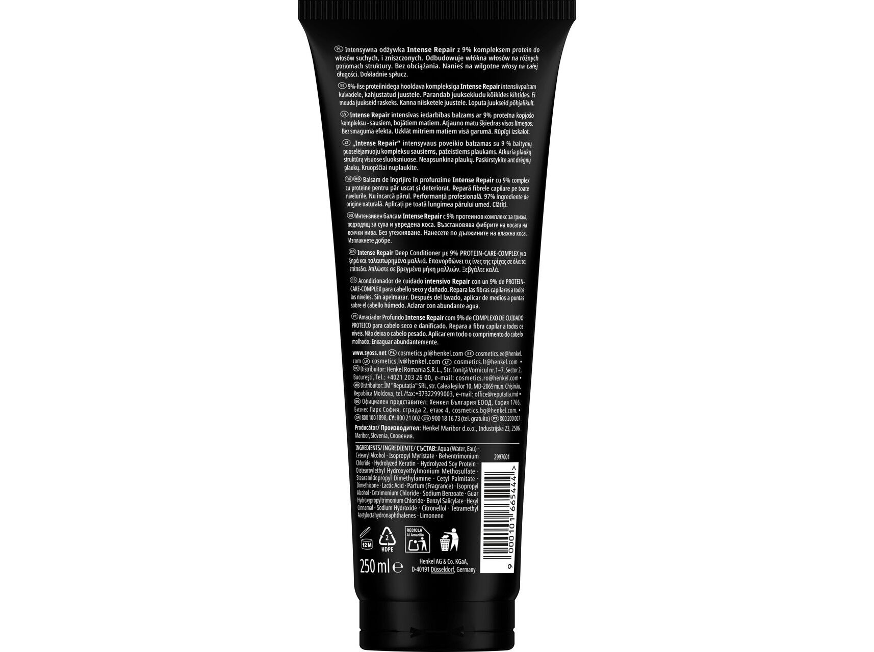 CONDICIONADOR SYOSS REPAIR DEEP 250 ML image number 1