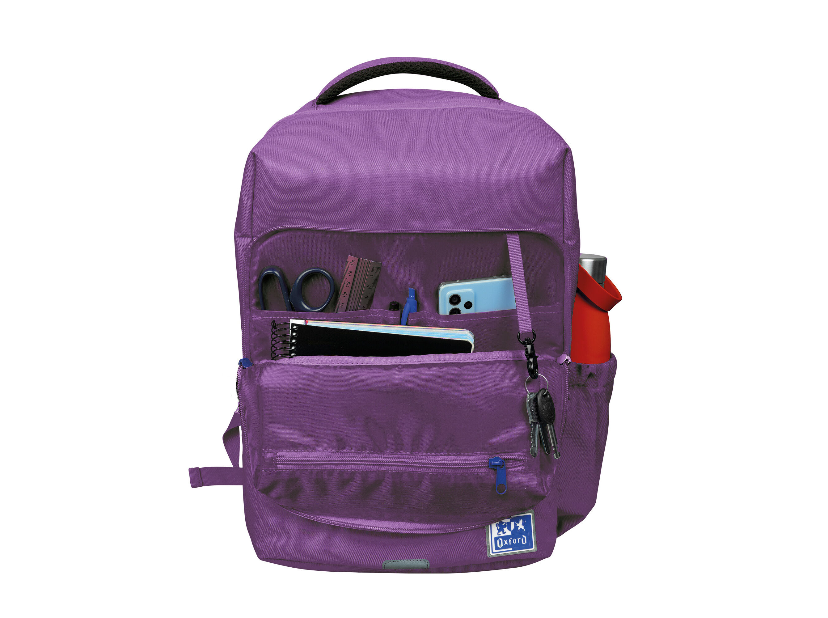 MOCHILA OXFORD ROXO B-READY 42X30X15CM image number 3