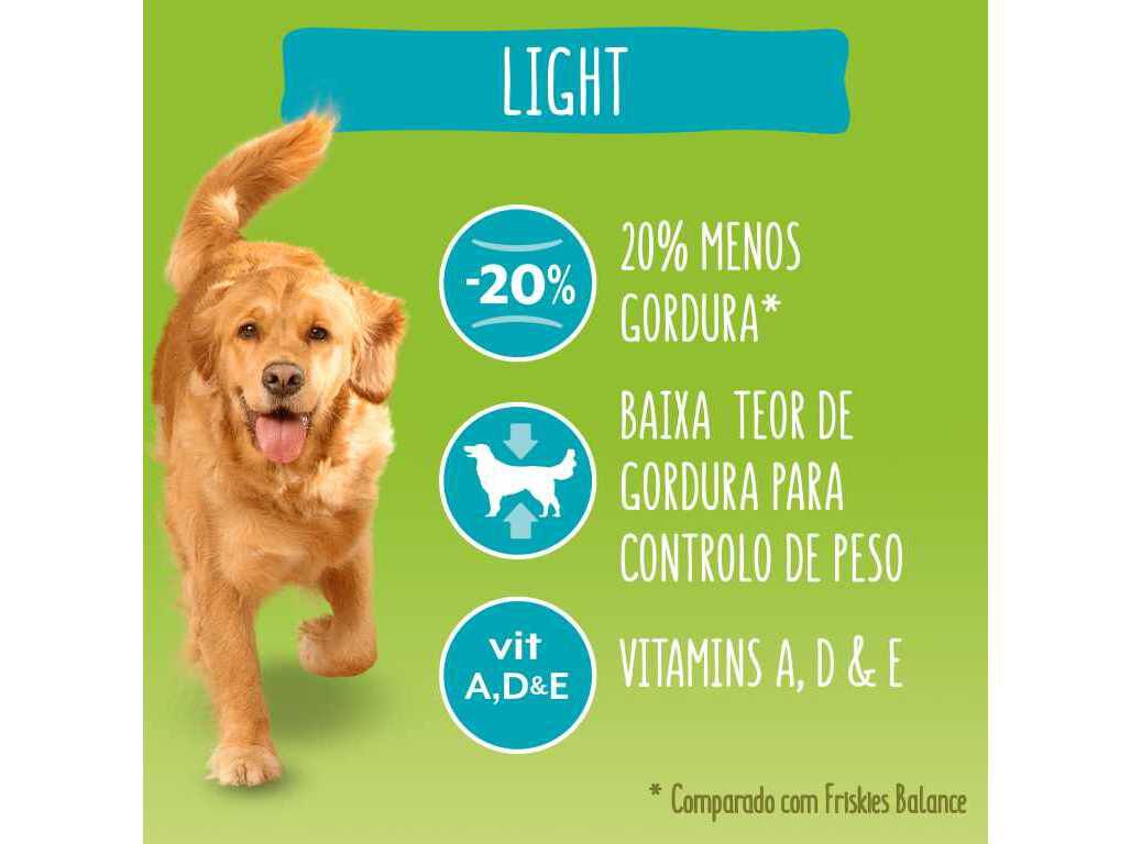 RA&Ccedil;&Atilde;O PARA C&Atilde;O FRISKIES LIGHT COM FRANGO 3KG image number 1
