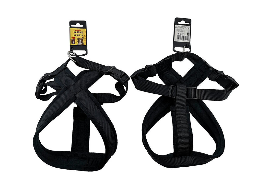 PEITORAL POLIESTER AUCHAN PRETO L 2.5X40-60CM