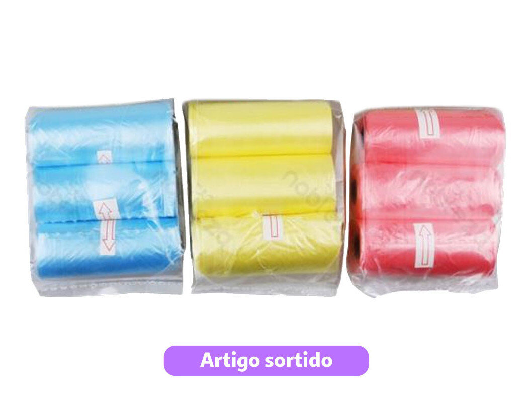 RECARGA APANHA DEJETOS PACK 3 UNIDADES