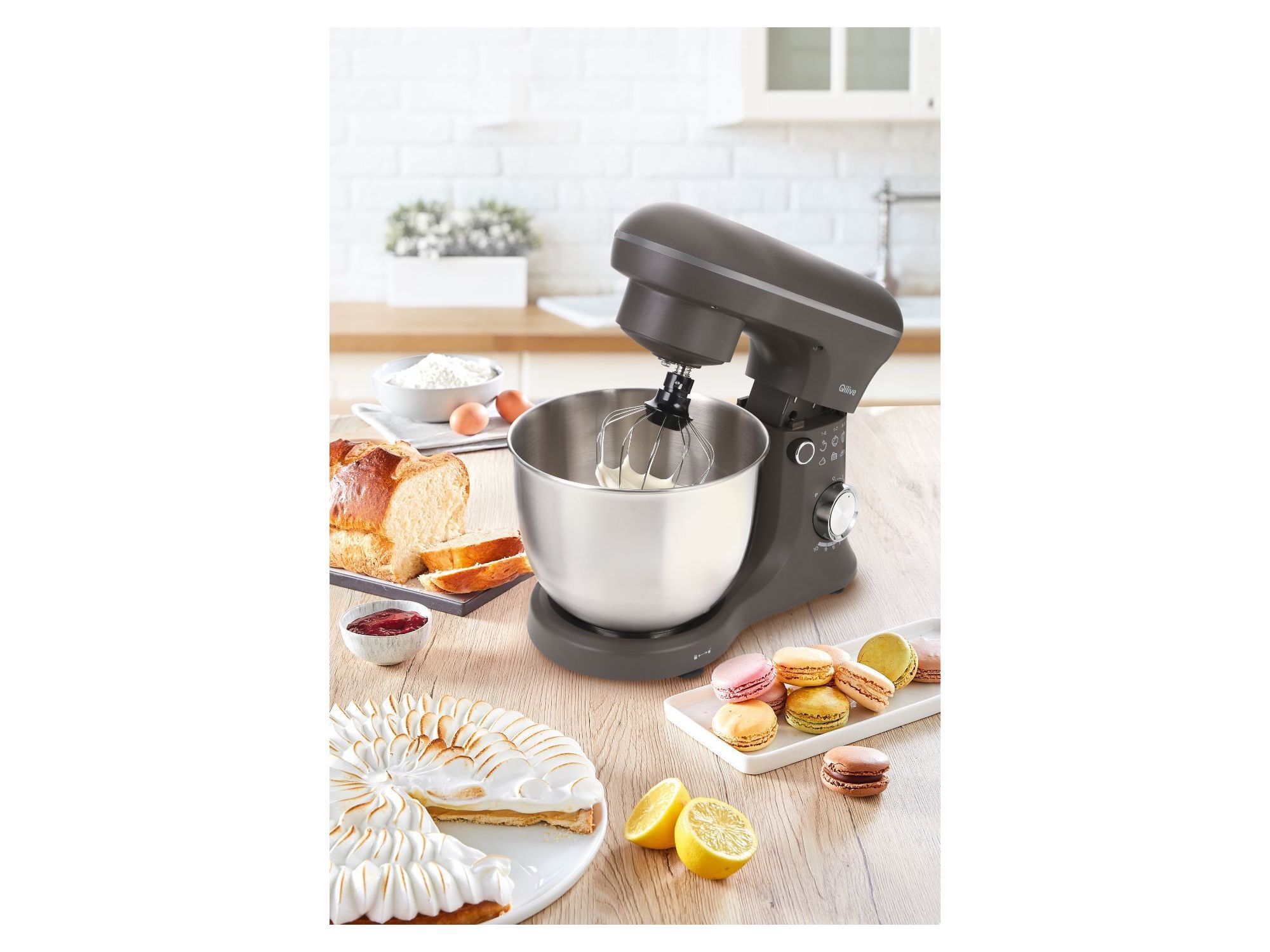 BATEDEIRA COM TA&Ccedil;A QILIVE Q.5623 CINZA 1500W image number 5