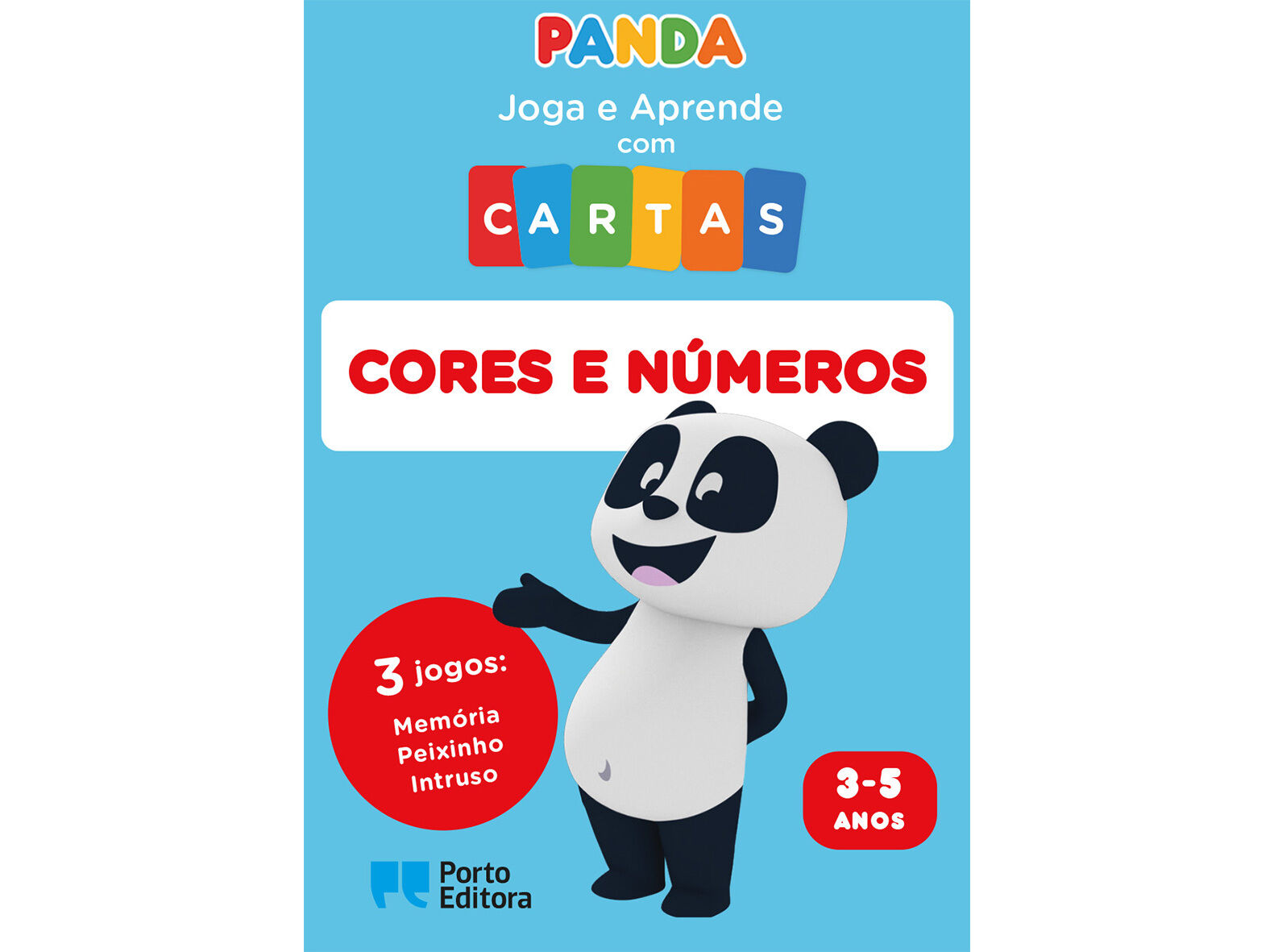 LIVRO PANDA JOGA E APRENDE C CARTAS CORES E N&Uacute;MEROS image number 1