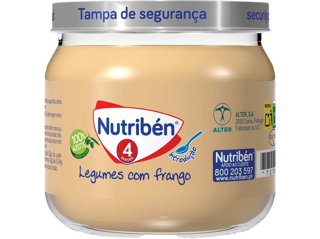 BOIAO NUTRIBEN LEGUMES COM FRANGO 120 G image number 0
