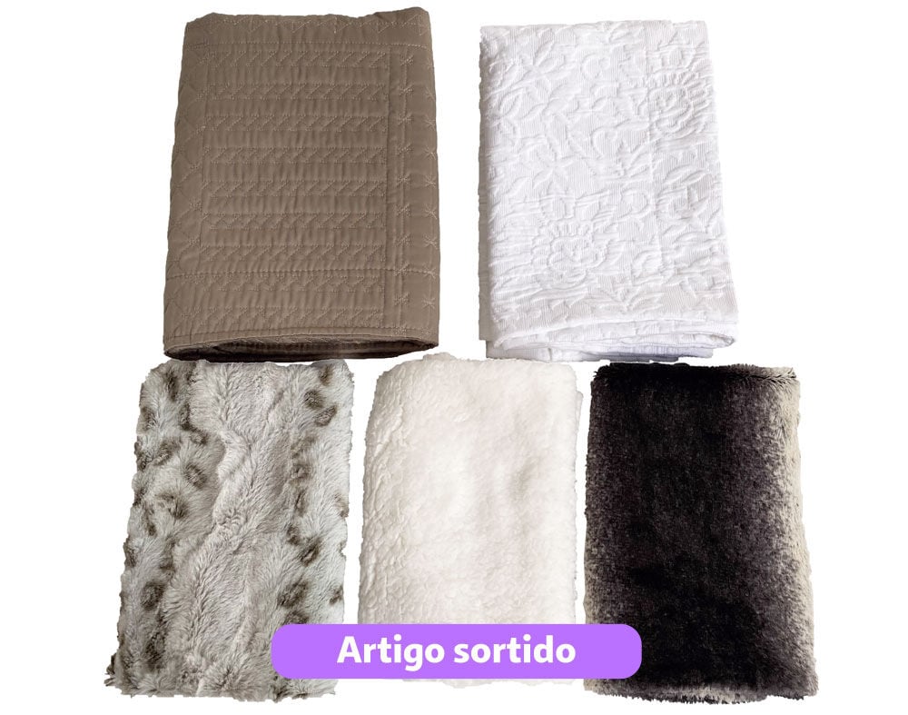 FRONHA DE ALMOFADA 40X40CM E 50X50CM MODELOS SORTIDOS