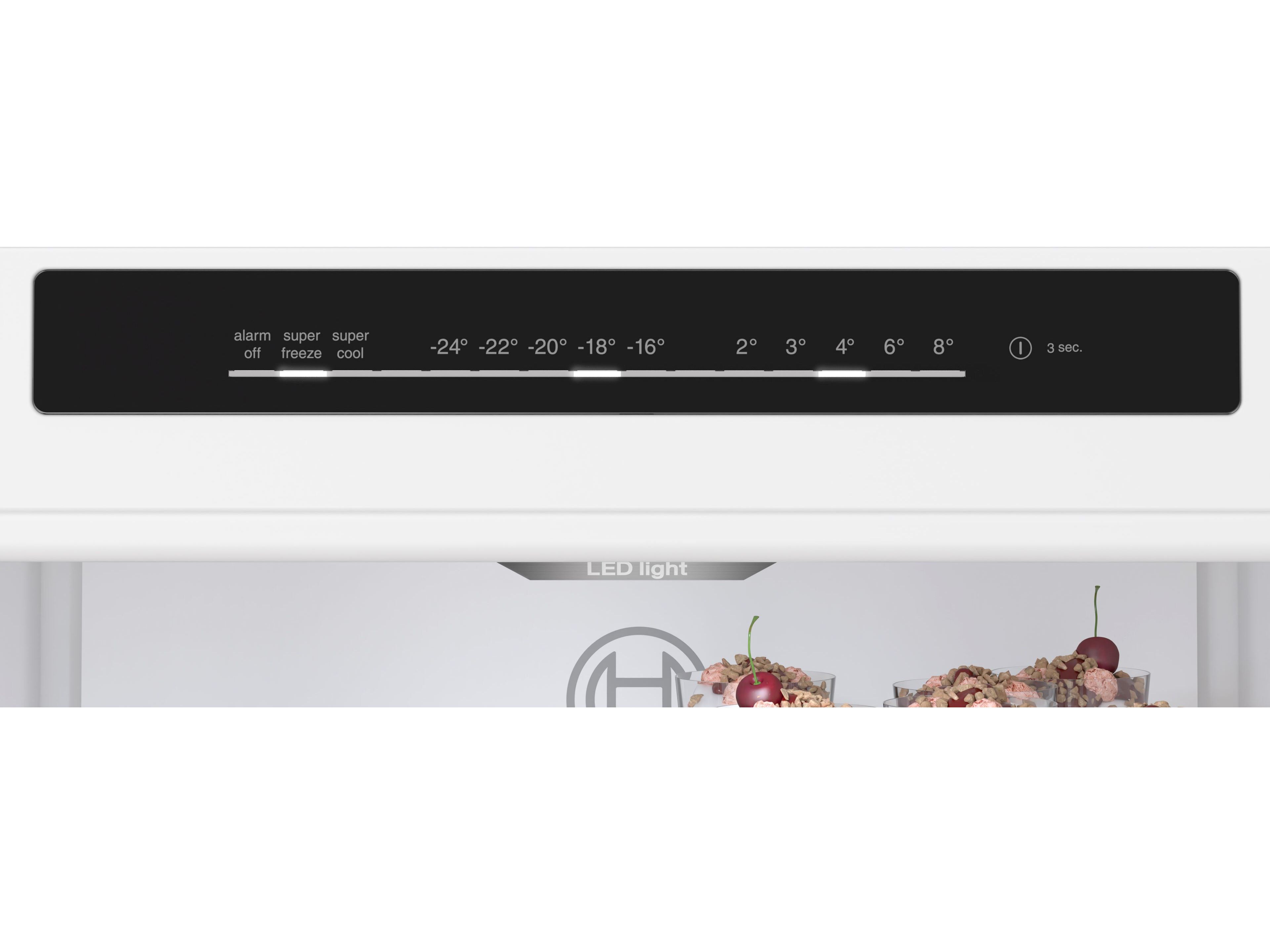 FRIGOR&Iacute;FICO COMBINADO BOSCH KGN362ICF NO FROST C 321L INOX image number 2