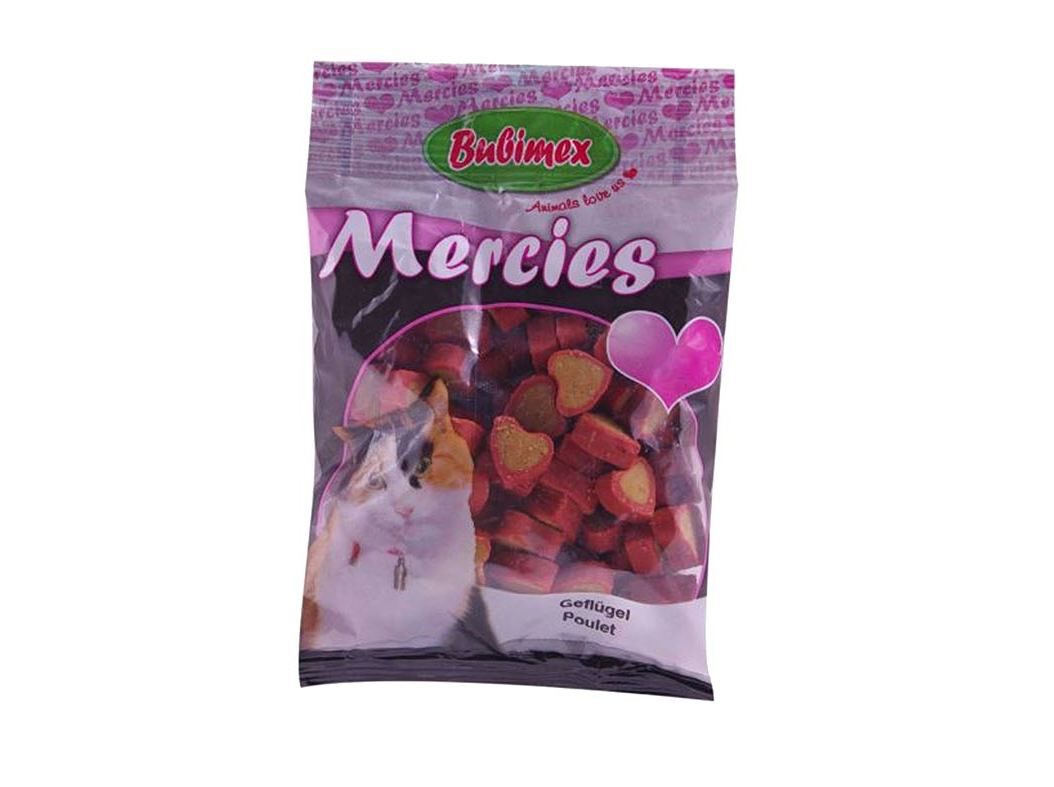 SNACK GATO MERCIES BUBIMEX SEMI HUMIDO FRANGO 100G