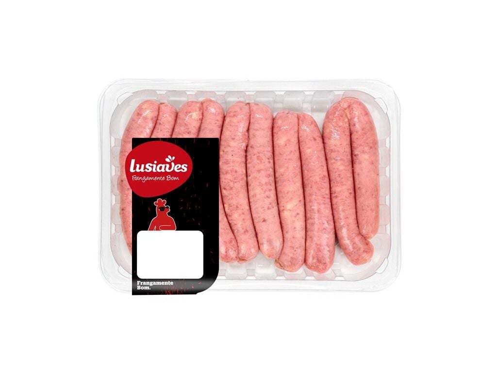 SALSICHAS DE AVES LUSIAVES 500G