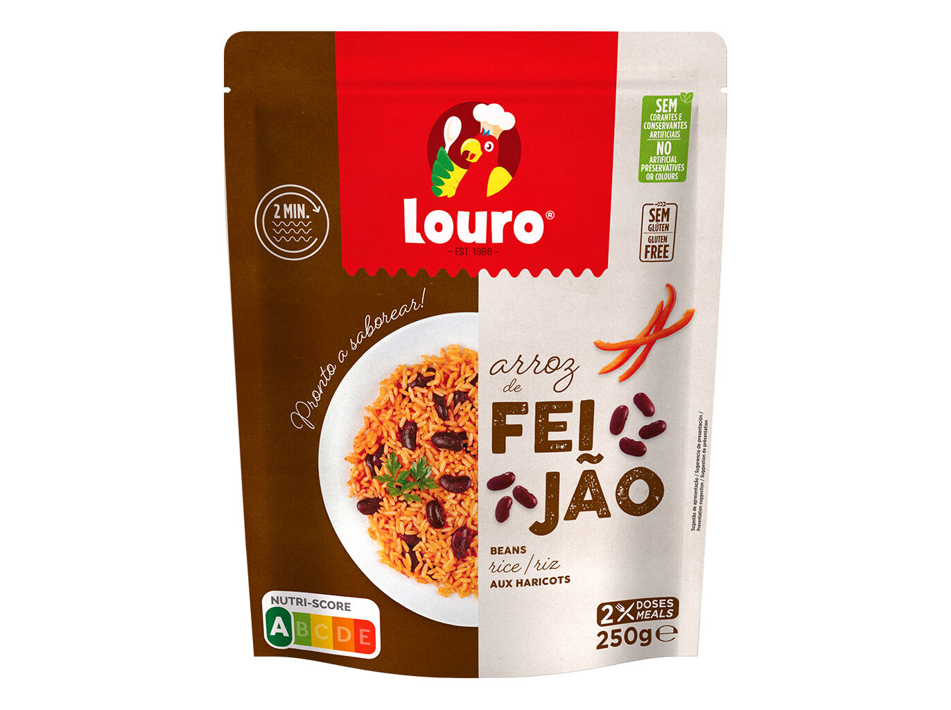 ARROZ C/FEIJ&Atilde;O LOURO 250G image number 0