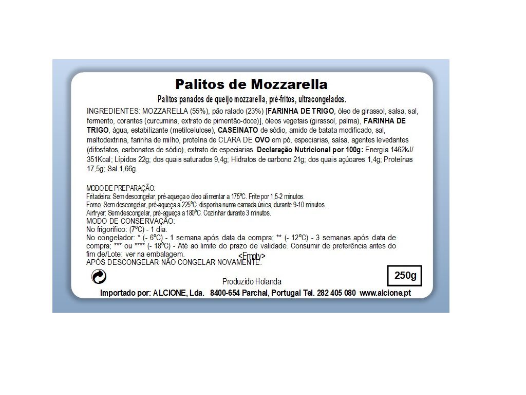 PALITOS DE MOZZARELLA LEDUC 250G image number 1