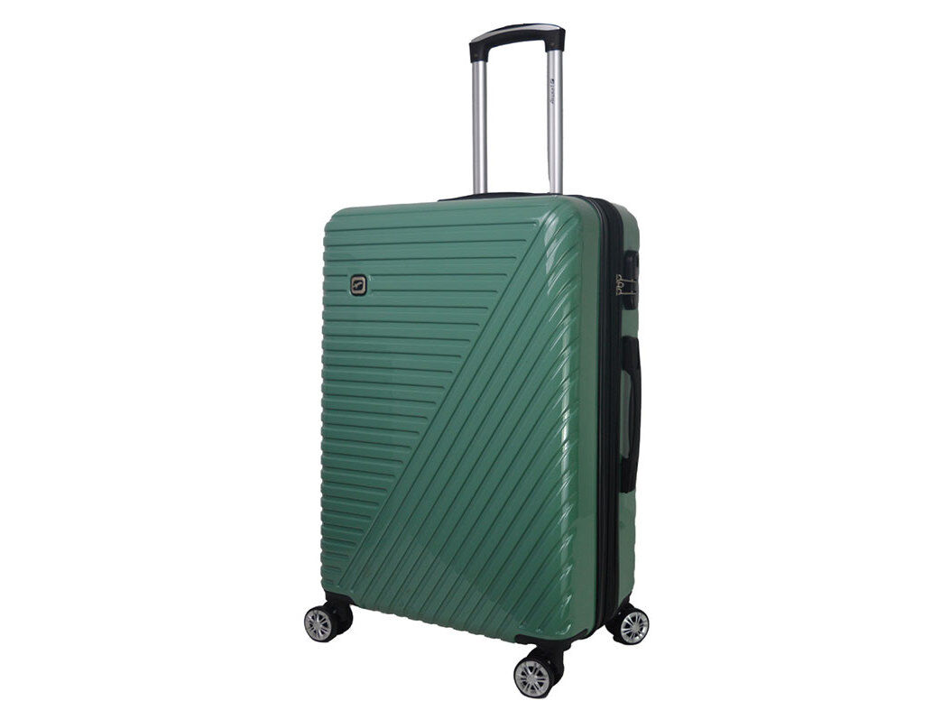 MALA DE VIAGEM GRANDE R&Iacute;GIDA AIRPORT VERDE 8 RODAS 76X50X29CM image number 0