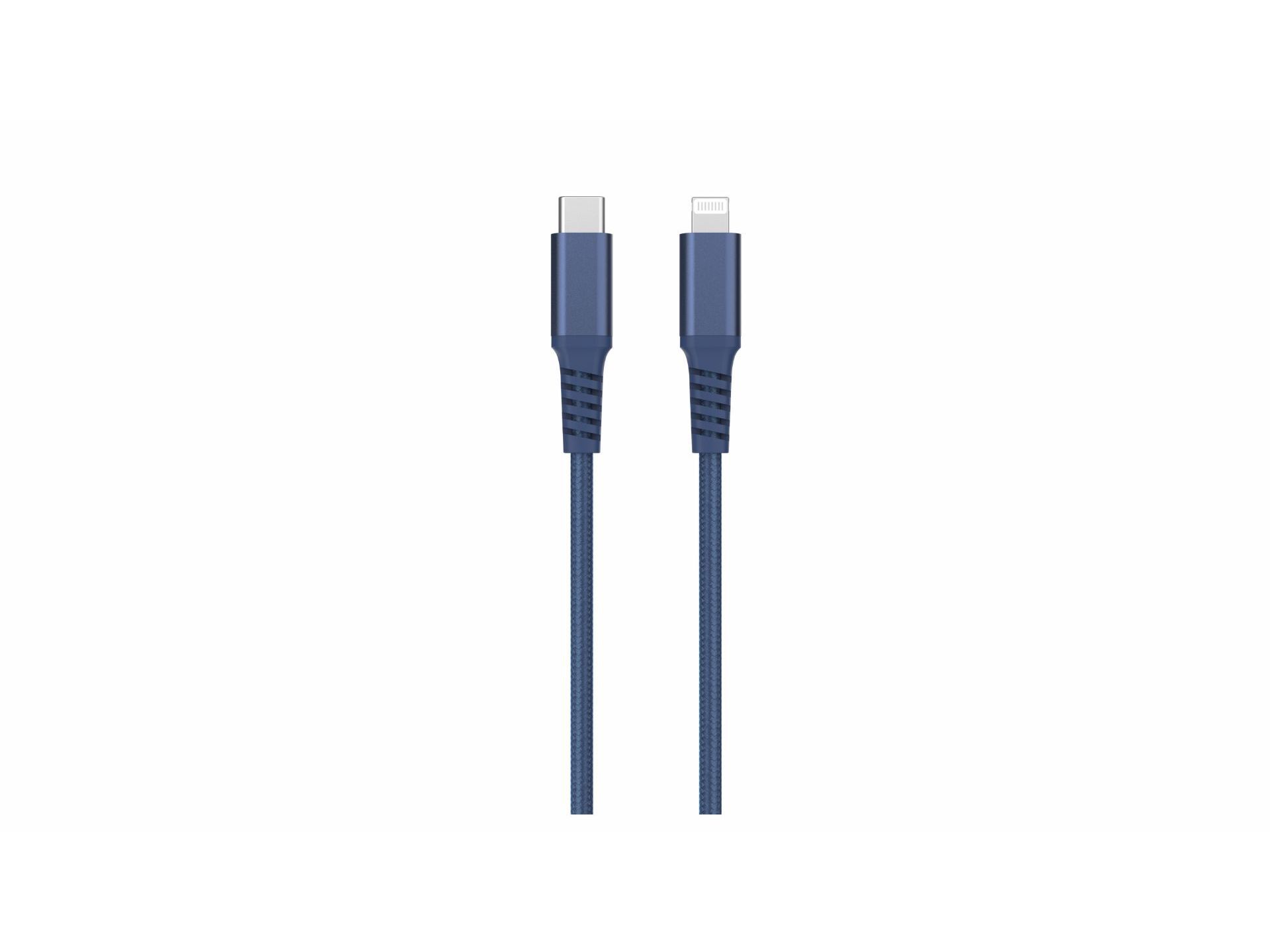 CABO TEXTIL USBC 8PIN QILIVE 600183179 AZUL 1.2M image number 1
