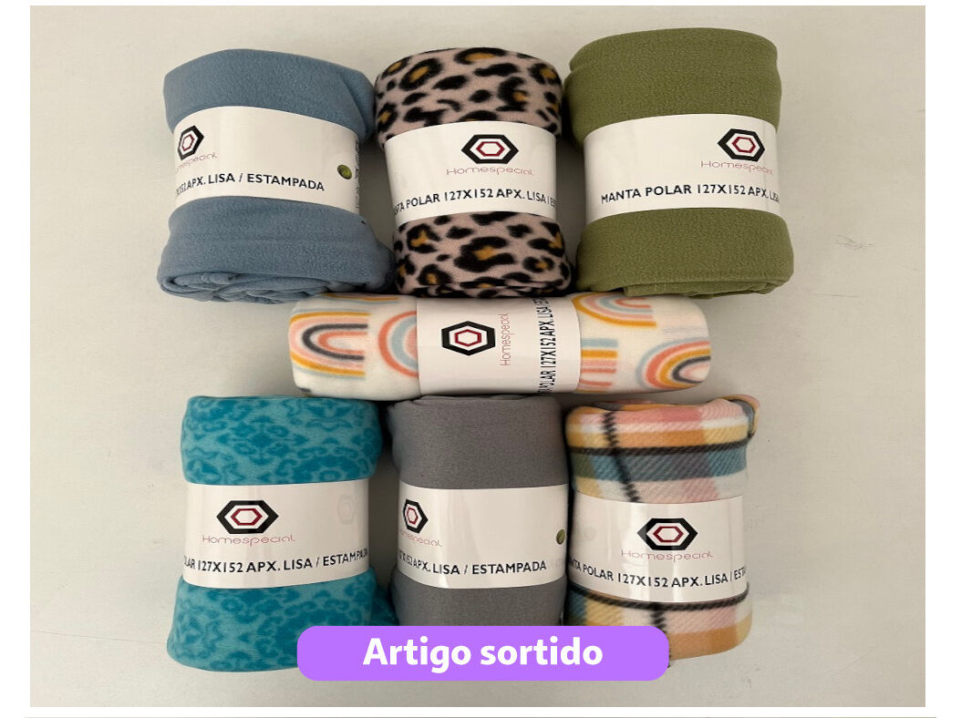 MANTA HOMESPECIAL POLAR 127X152CM MODELOS SORTIDOS