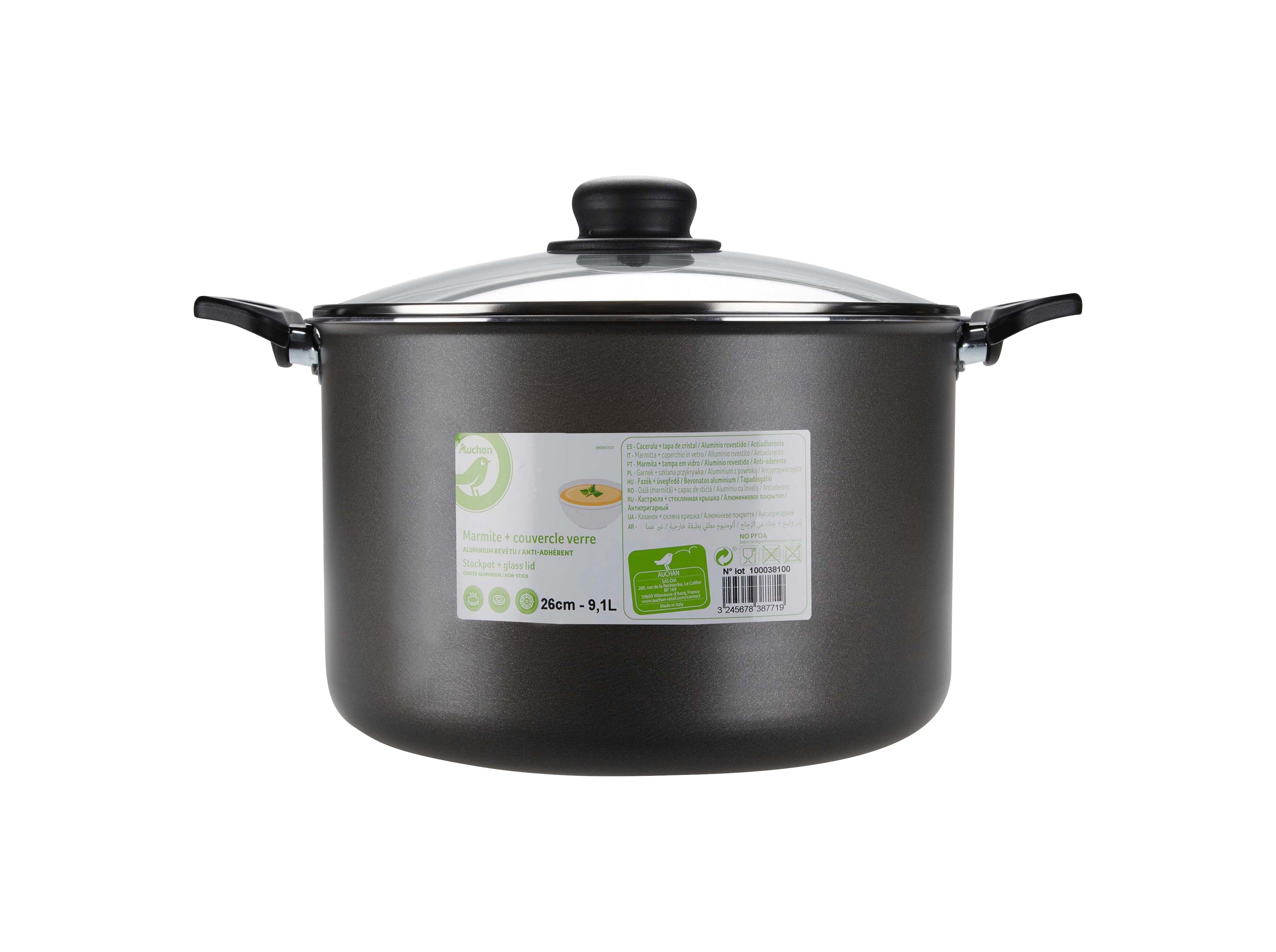 PANELA AUCHAN ESSENCIAL N&Atilde;O APTO INDU&Ccedil;&Atilde;O 26CM image number 1