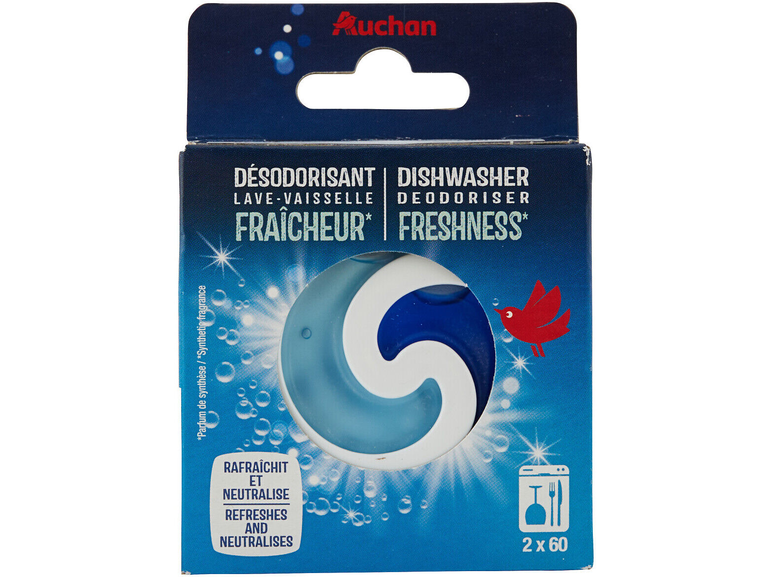 AMBIENTADOR PARA M&Aacute;QUINA LOI&Ccedil;A AUCHAN FRESCURA 2UN