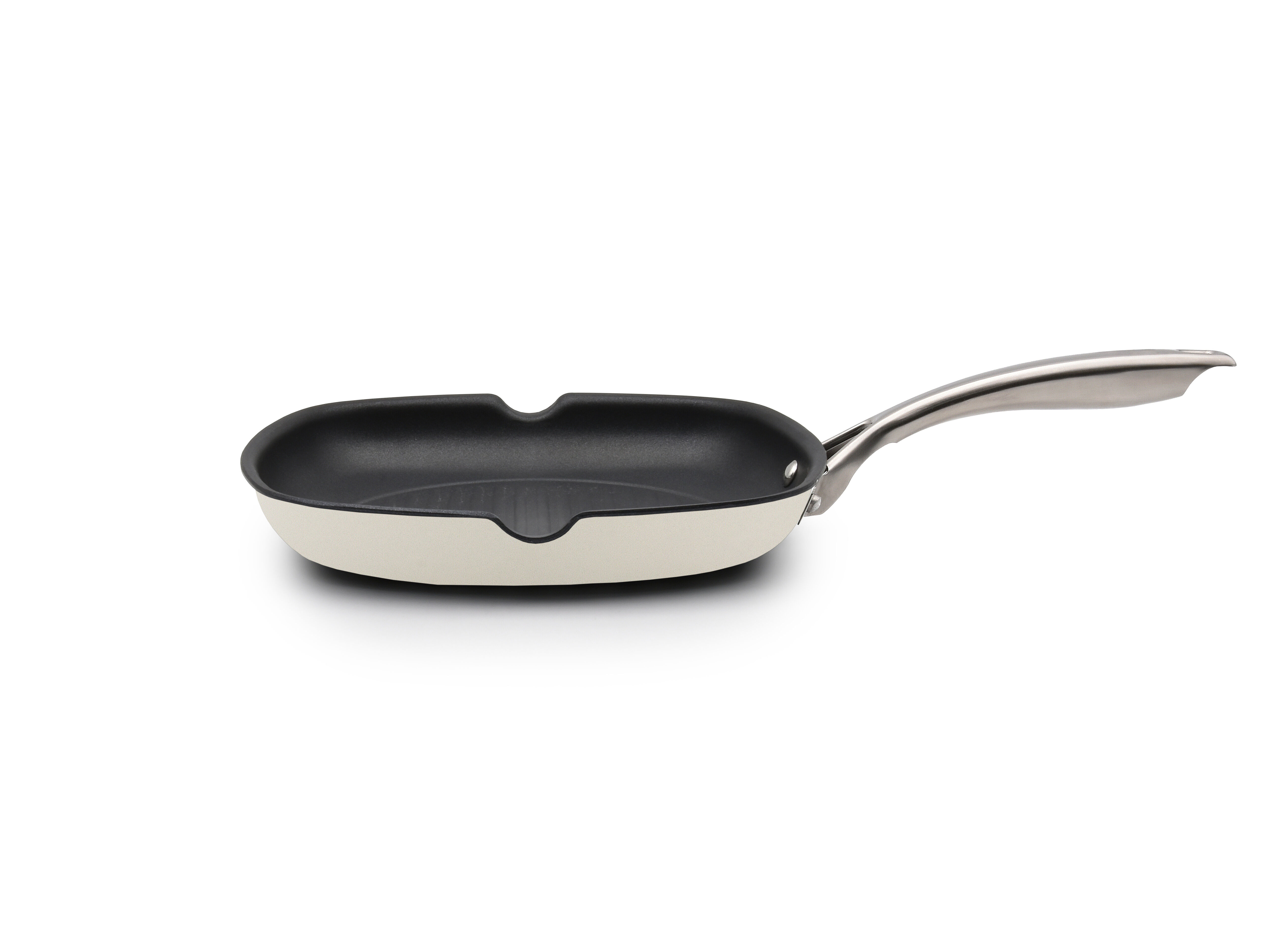 GRELHADOR CREME CELAR QUADRADO ONDULADO N&ordm;26