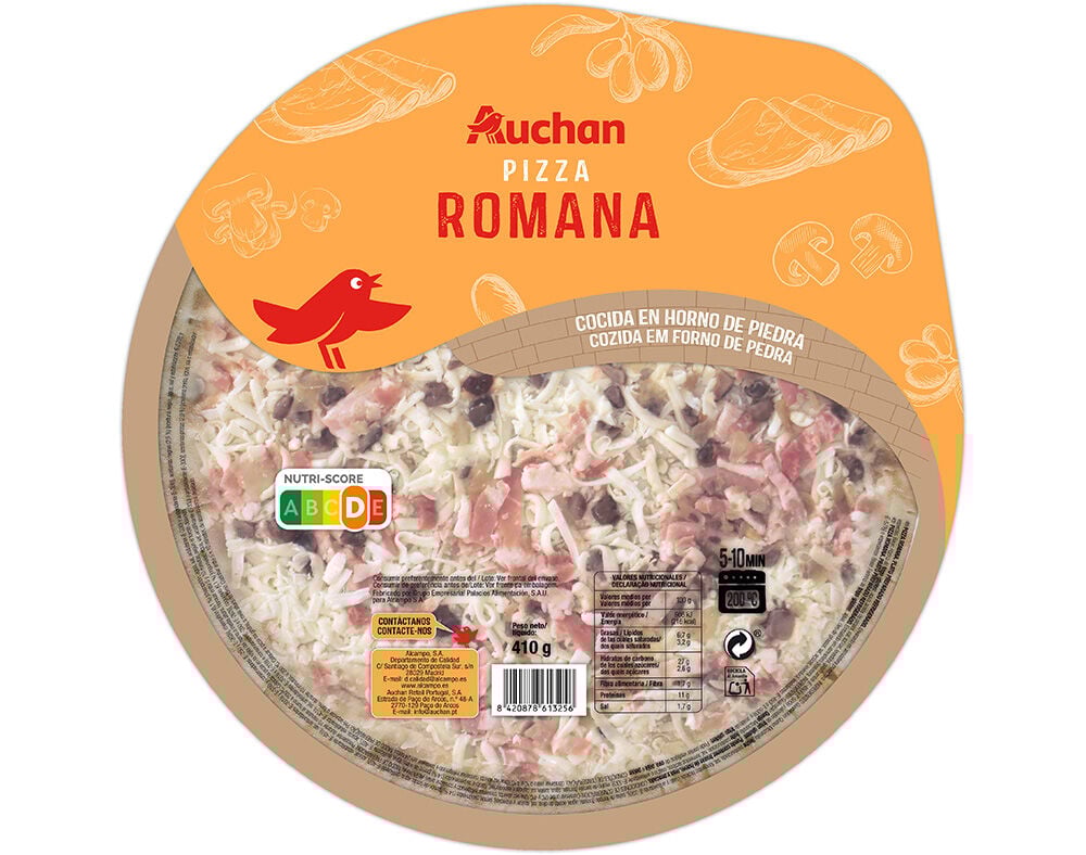 PIZZA ROMANA AUCHAN 410 G image number 0