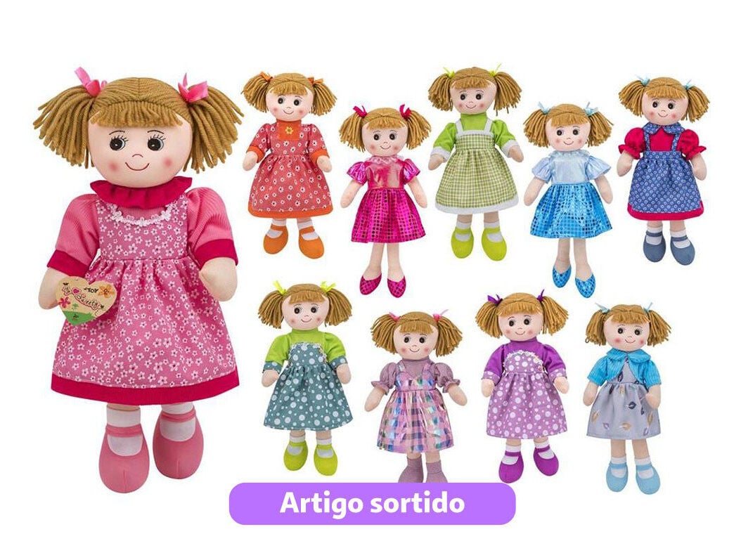 BONECA PANO GLOBO 50 CM MODELOS SORTIDOS