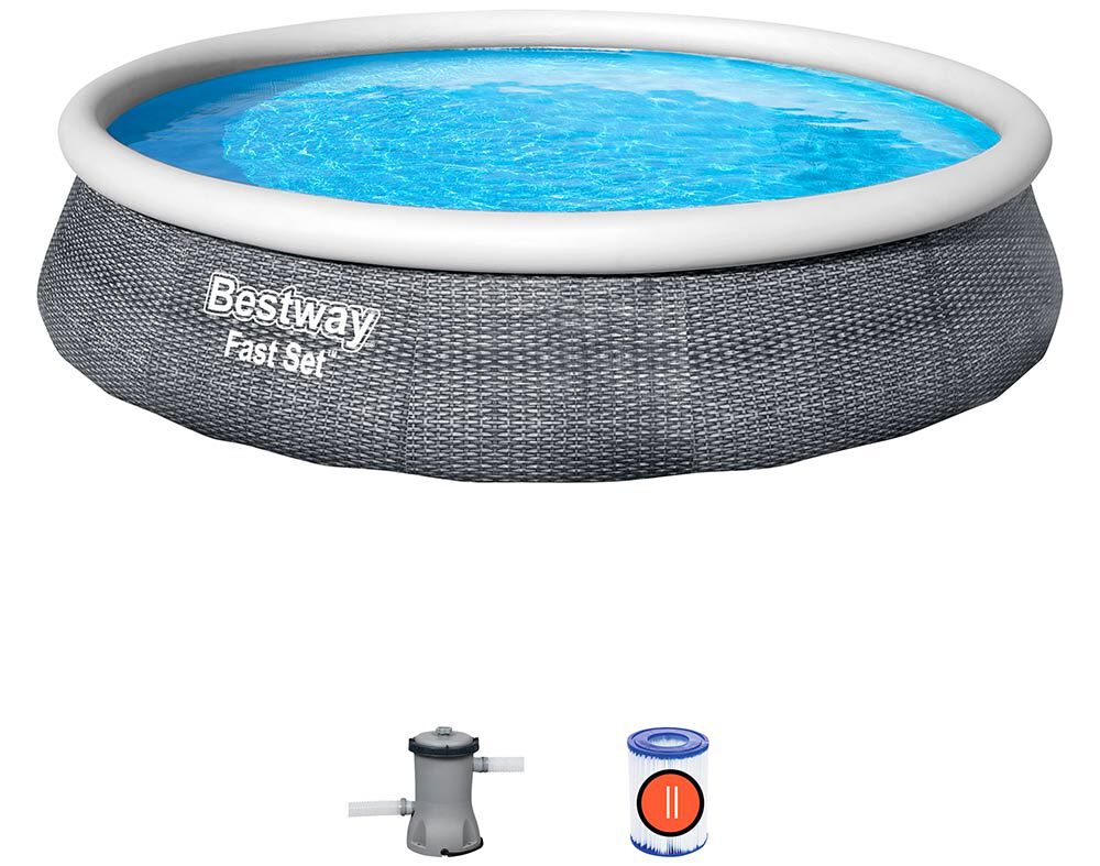 PISCINA FAST SET BESTWAY 396X84CM COM BOMBA 7.340L image number 0
