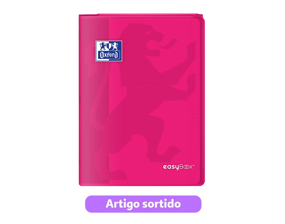 CADERNO AGRAFADO A4 PAUTADO OXFORD EASYBOOK 3EM1 CORES SORTIDAS image number 10