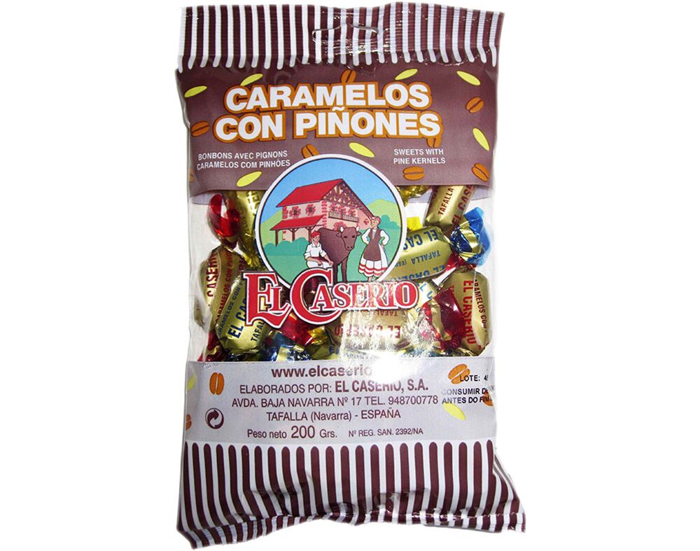 CARAMELOS EL CASERIO PINH&Atilde;O 200G image number 0