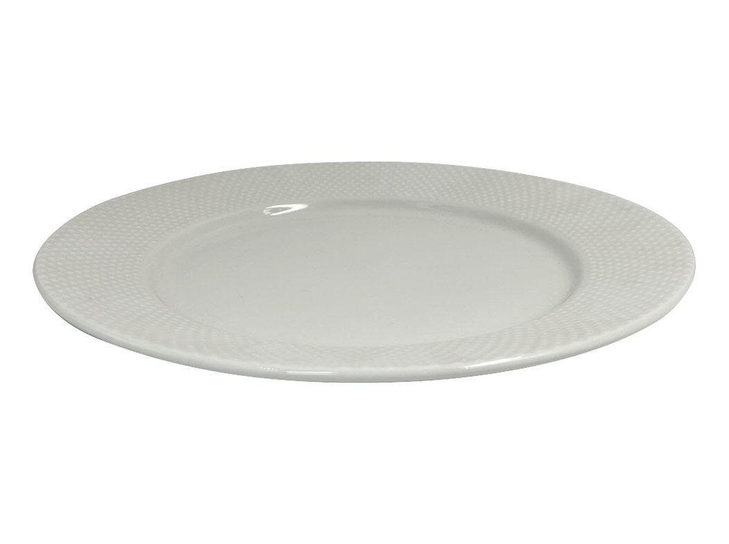 PRATO RASO DOTTY ACTUEL BRANCO PORCELANA &Oslash;26.8CM