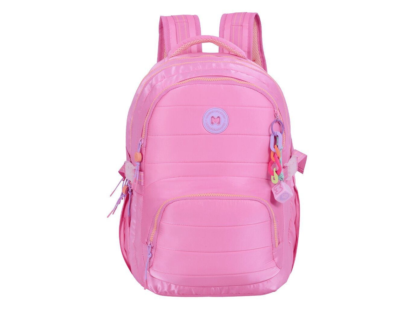 MOCHILA MARSHMALLOW PUFFY ROSA 15X32X44CM