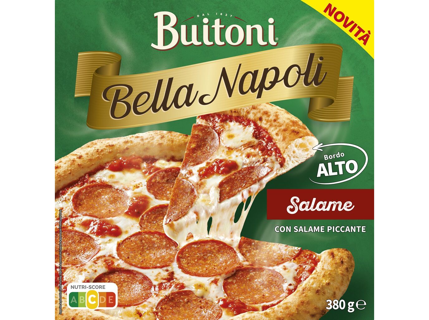 PIZZA BUITONI BELLA NAPOLI SALAME 380G image number 0