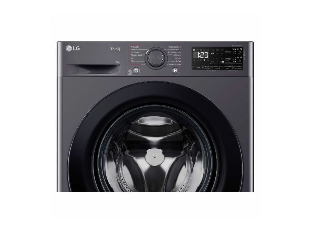 M&Aacute;QUINA DE LAVAR ROUPA LG F4WR359S6M - MIDDLE BLACK A 9KG image number 5