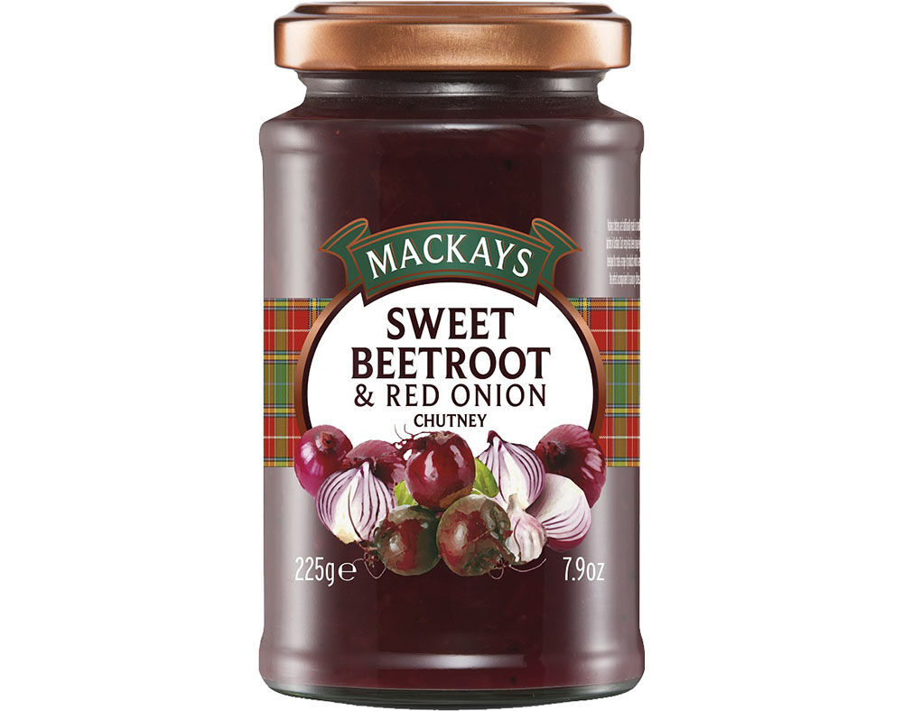 CHUTNEY MACKAYS BETERRABA & CEBOLA ROXA 225G image number 0