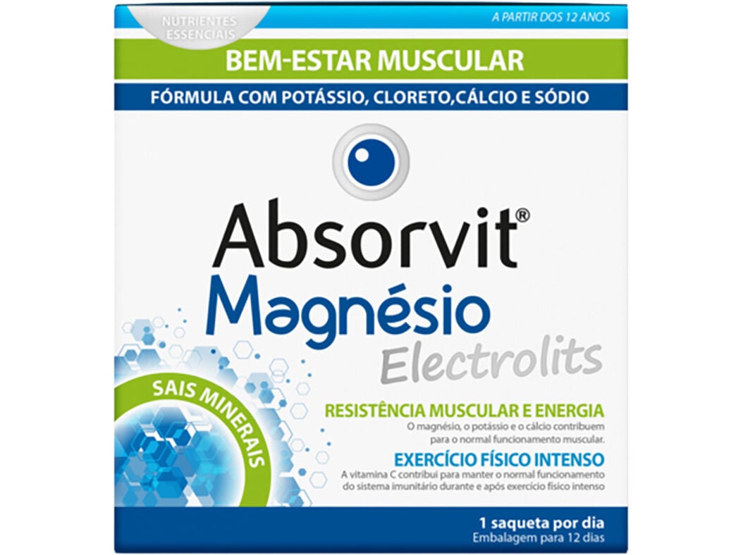 SUPLEMENTO ABSORVIT MAGN&Eacute;SIO ELECTROLITS 12 SAQ image number 0