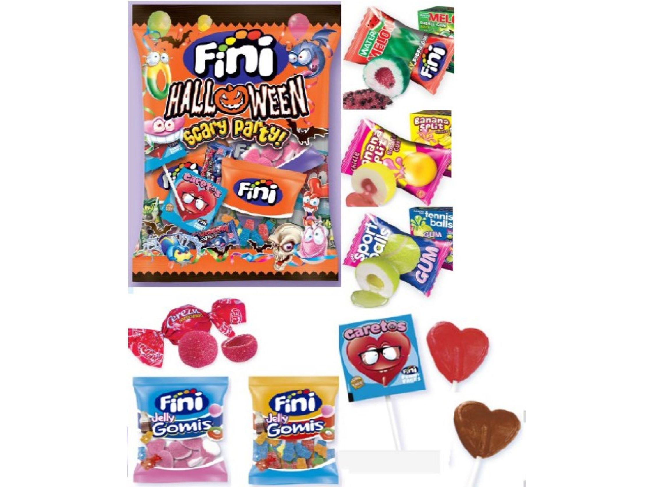 GOMAS FINI HALLOWEEN SCARY PARTY 180G image number 1