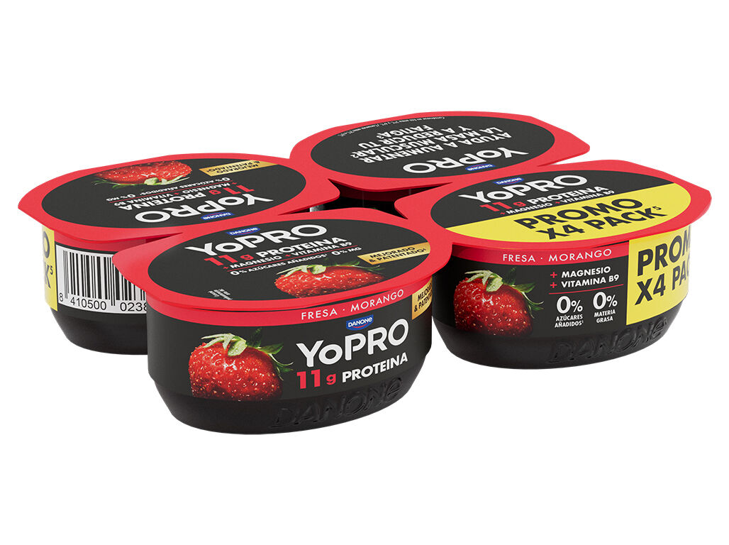 IOGURTE YOPRO MORANGO 4X120G