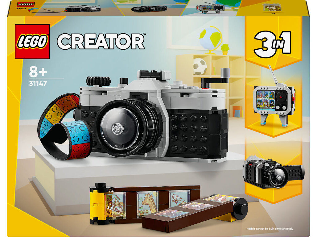 C&Acirc;MARA RETRO LEGO CREATOR 31147