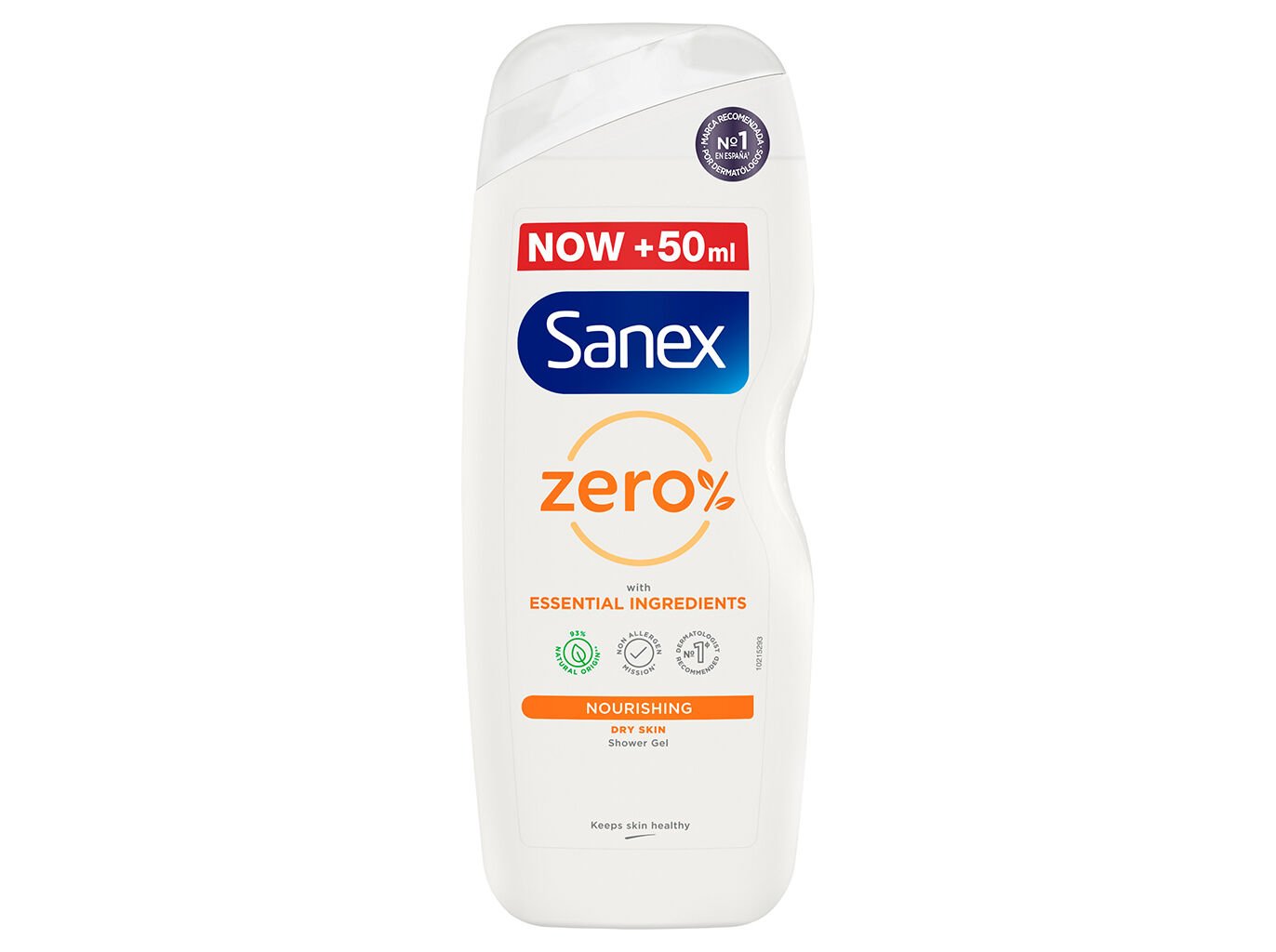 GEL BANHO SANEX ZERO% PELE SECA 600ML