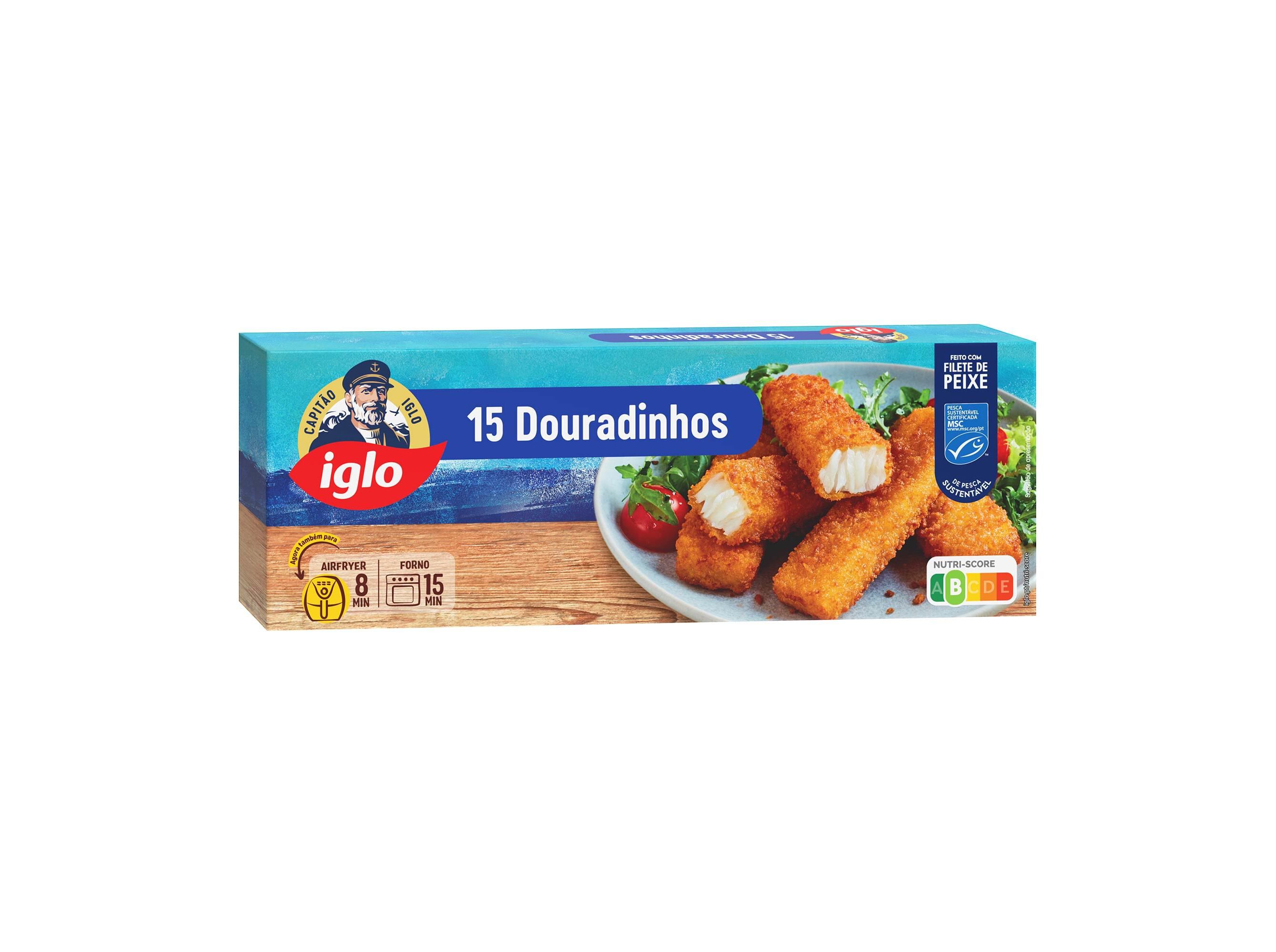 DOURADINHOS IGLO PEIXE 30UN 840G