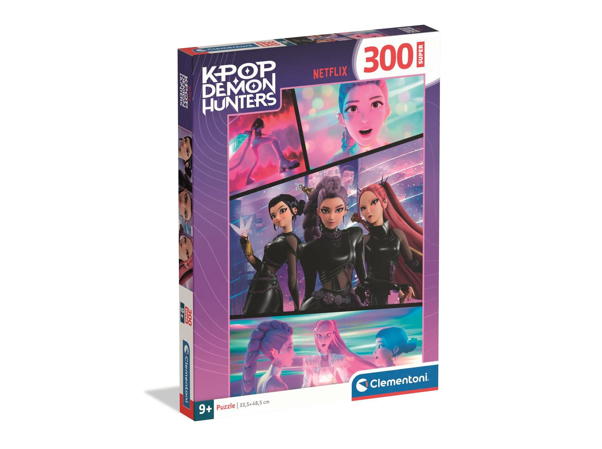 PUZZLE DEMON HUNTERS CLEMENTONI K-POP 300 PE&Ccedil;AS image number 0