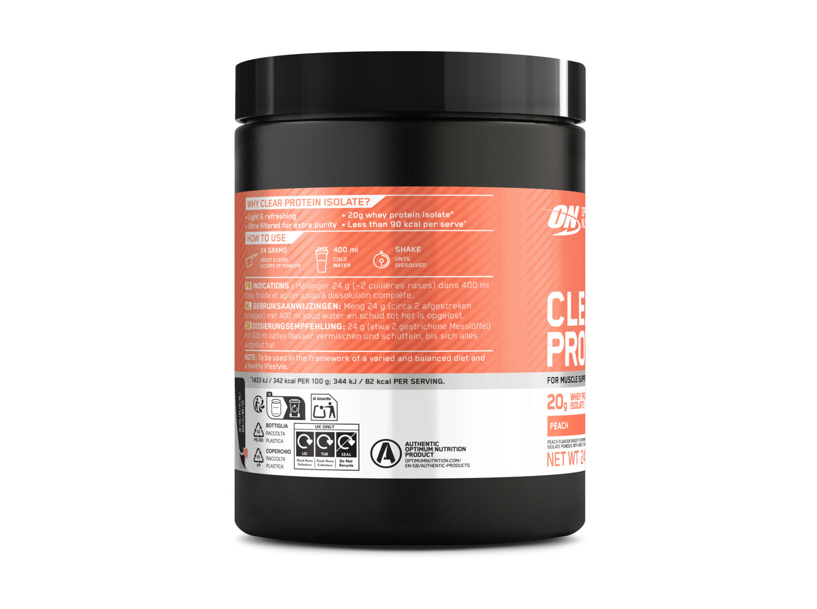 PROTEINA WHEY OPTIMUM NUTRITION MANGA MARACUJ&Aacute; 240G image number 2