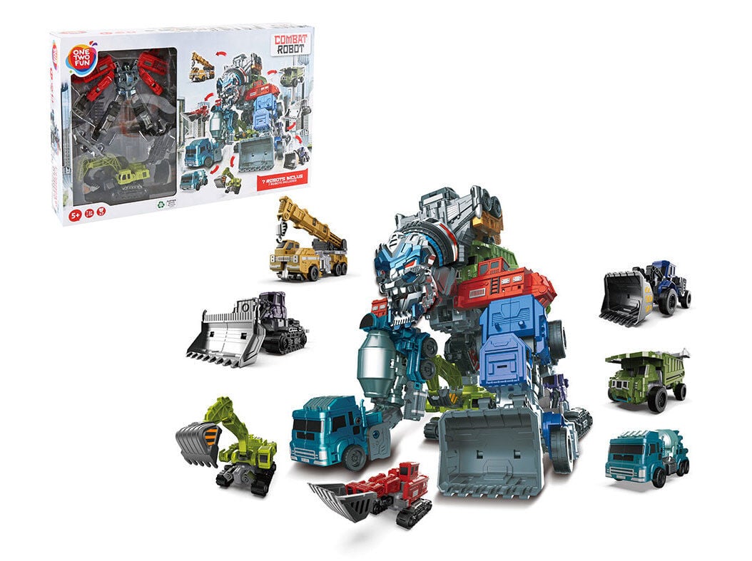 ROBOT TRANSFORM&Aacute;VEL ONE TWO FUN MEGA PACK