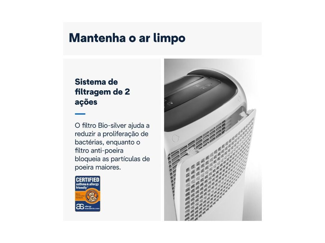 DESUMIDIFICADOR DELONGHI DDSX225 (25L/DIA) image number 2