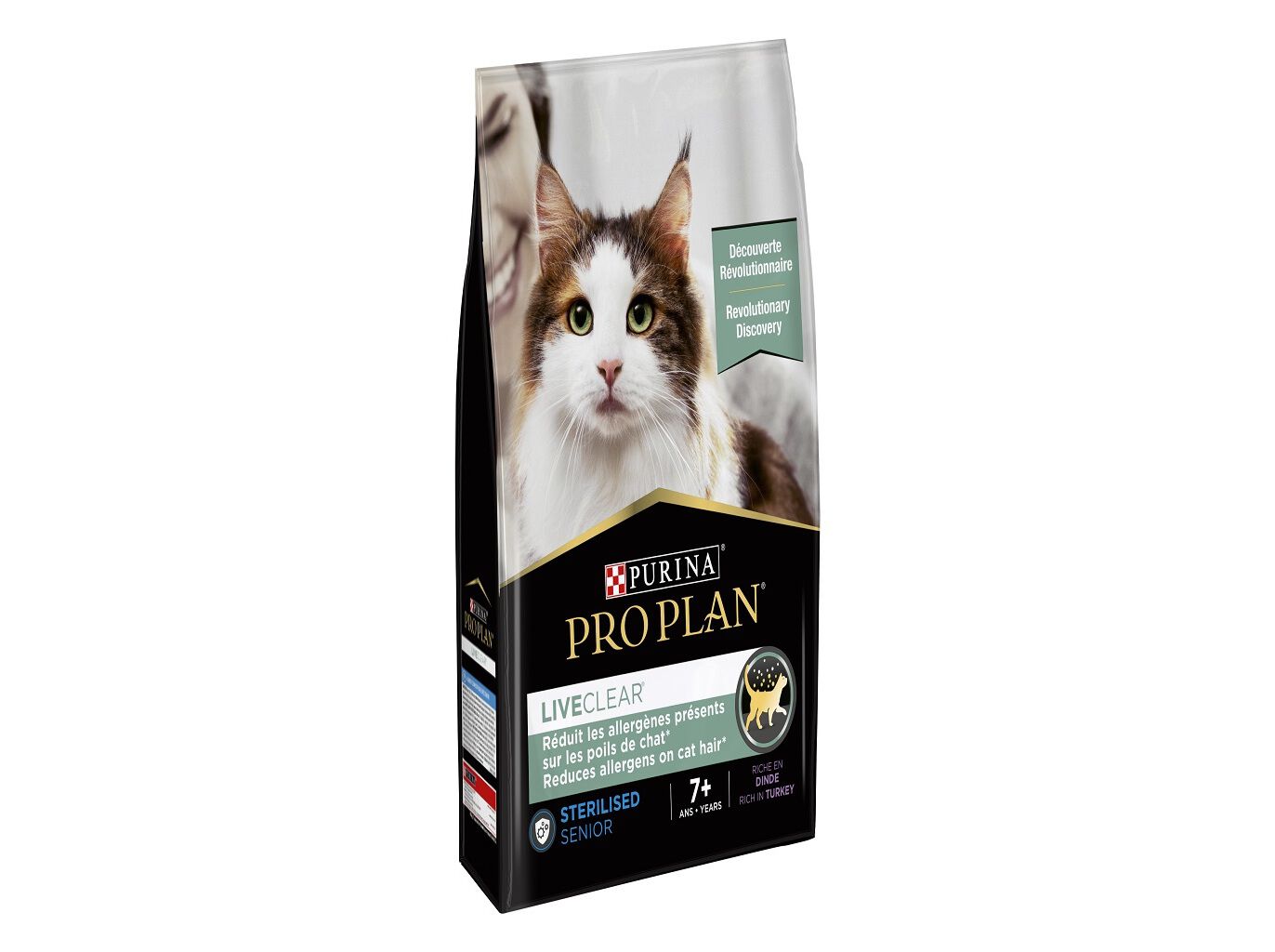 RA&Ccedil;&Atilde;O PARA GATO S&Eacute;NIOR PRO PLAN LIVE CLEAR PERU 2.8KG image number 0