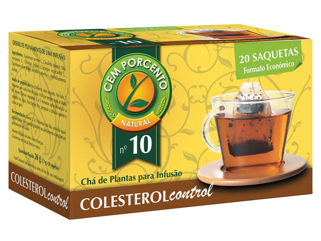CH&Aacute; CEM PORCENTO N&ordm;10 COLESTEROL CONTROL 20 SAQUETAS image number 0